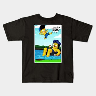 chill times Kids T-Shirt